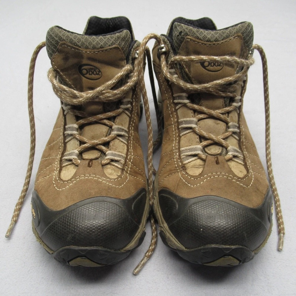 Oboz Shoes Womens‎ 8.5 Brown Bridger Low B Dry Waterproof Hiking Comfort Outdoor